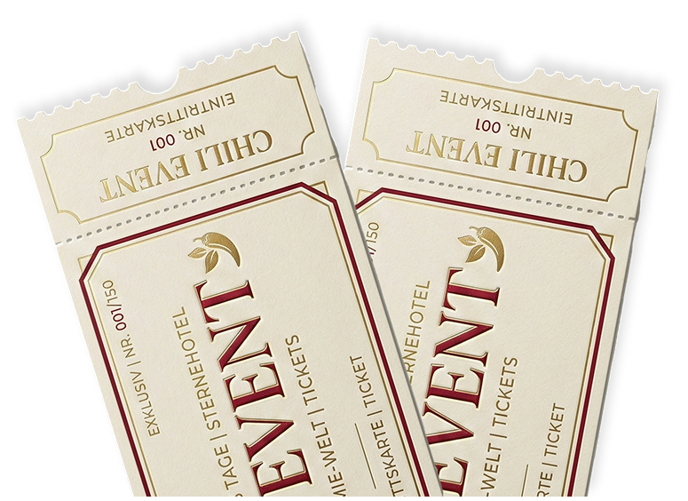 Tickets zum Chili-Event
